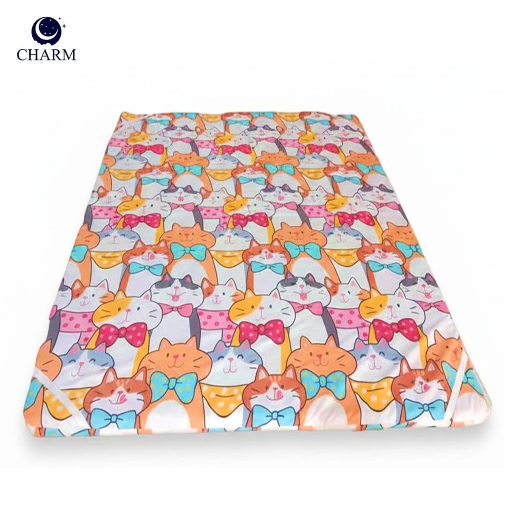 ท็อปเปอร์ 6 ฟุต CHARM ลาย DREAMY CAT แผ่นรองนอน